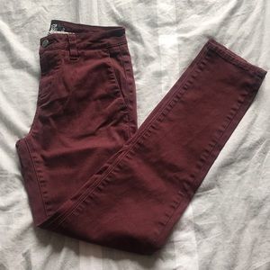 Burgandy Skinny RSQ Chinos